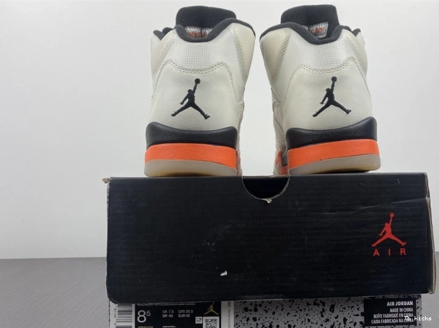 Reps TBK Orange Jordan 5 Retro DC1060-100 Total 0718